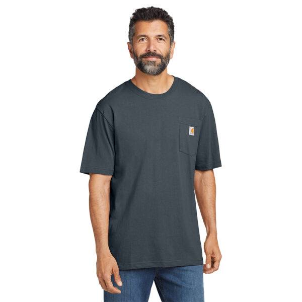 Custom Carhartt CTK87 Workwear Pocket Short Sleeve T-Shirt - Image 5