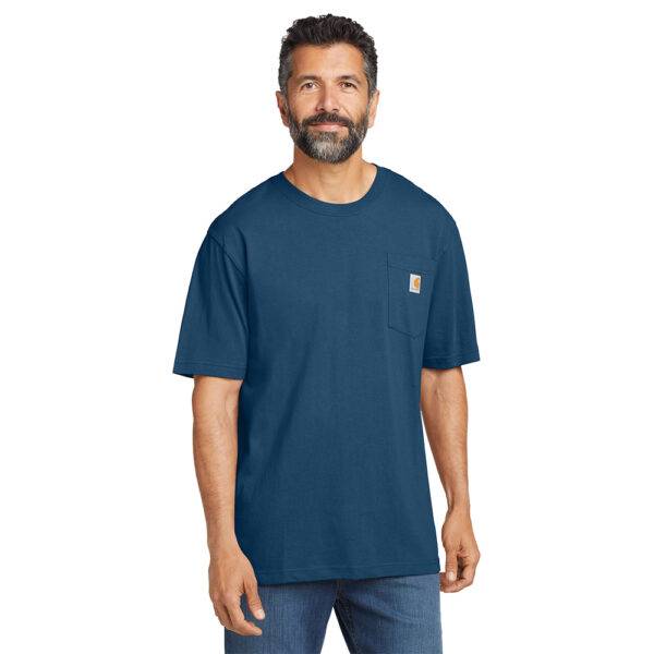 Custom Carhartt CTK87 Workwear Pocket Short Sleeve T-Shirt - Image 12