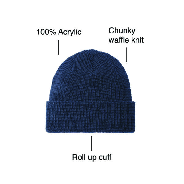 Custom Port Authority C955 Thermal Knit Cuffed Beanie - Image 4