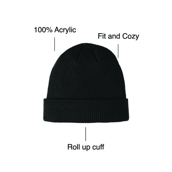 Custom Port Authority C977 Cozy Cuffed Beanie - Image 4