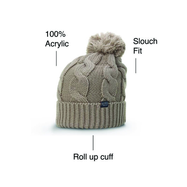 Custom Richardson 141 Chunk Twist Knit Beanie - Image 2