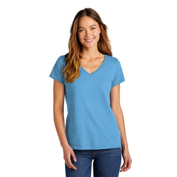 Custom District DT5002 Women’s The Concert Tee V-Neck - Image 4