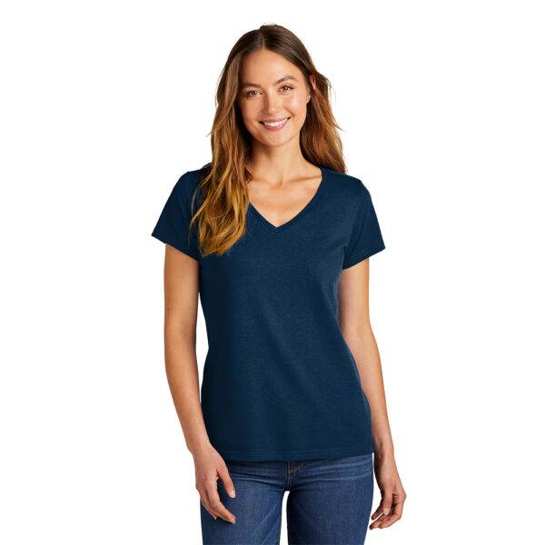 Custom District DT5002 Women’s The Concert Tee V-Neck - Image 9
