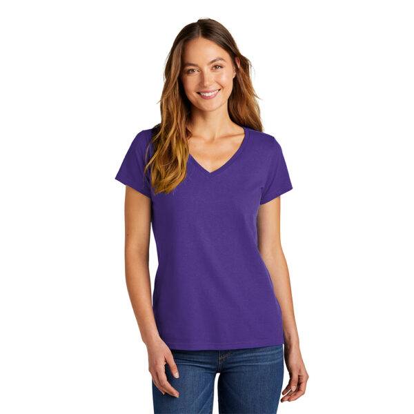 Custom District DT5002 Women’s The Concert Tee V-Neck - Image 11