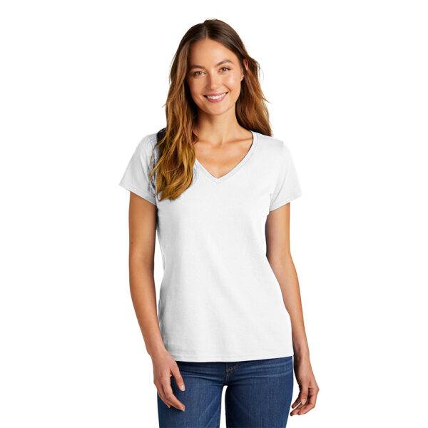 Custom District DT5002 Women’s The Concert Tee V-Neck - Image 12