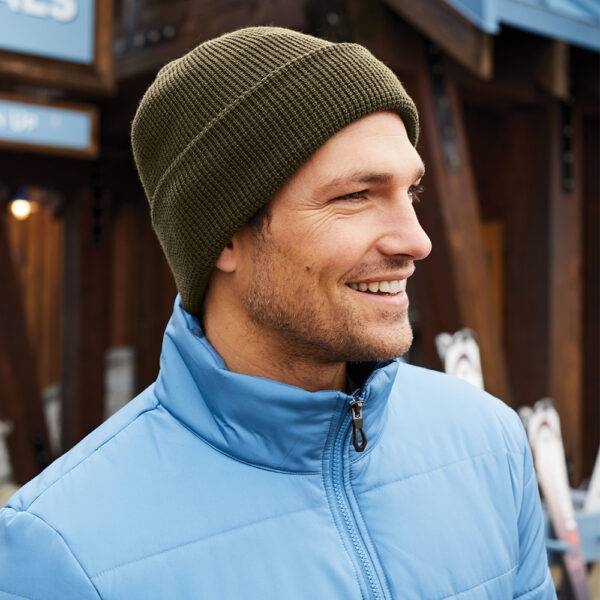 Custom Port Authority C955 Thermal Knit Cuffed Beanie - Image 3