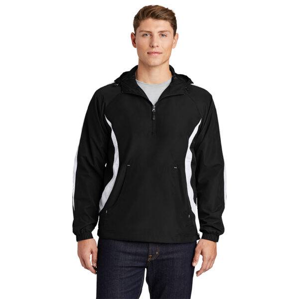 Custom Sport-Tek JST63 Colorblock Raglan Anorak - Image 4