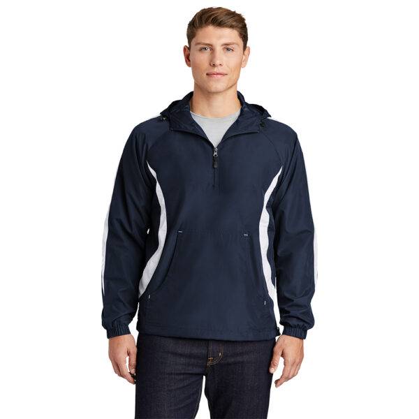 Custom Sport-Tek JST63 Colorblock Raglan Anorak - Image 5