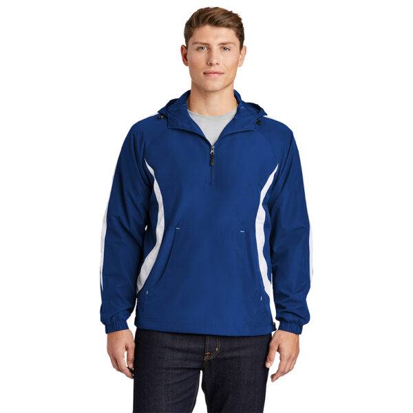Custom Sport-Tek JST63 Colorblock Raglan Anorak - Image 6
