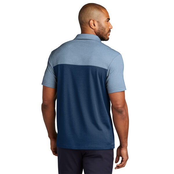 Custom Port Authority K831 Fine Pique Blend Blocked Polo - Image 3