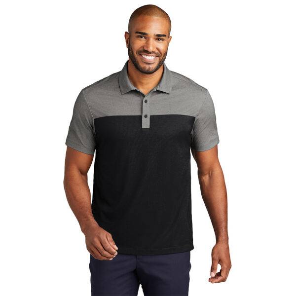 Custom Port Authority K831 Fine Pique Blend Blocked Polo - Image 5