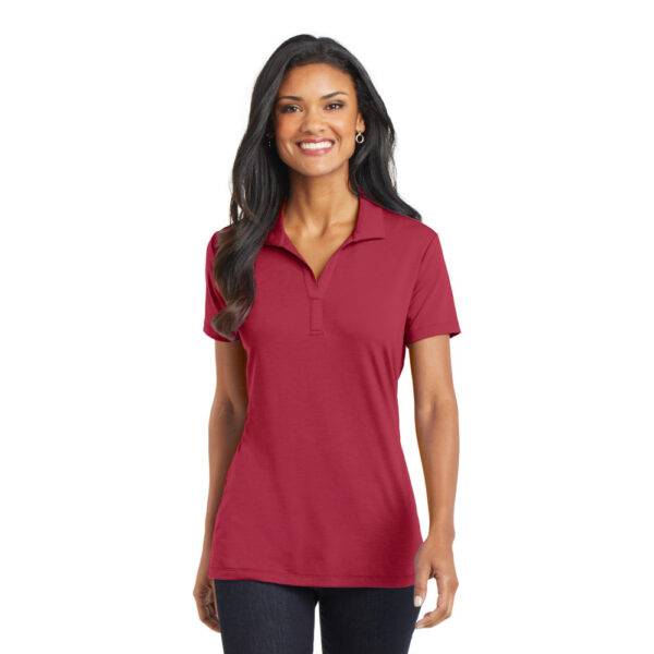 Custom Port Authority L568 Ladies Cotton Touch Performance Polo - Image 5