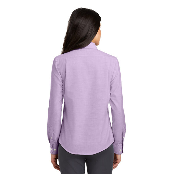 Custom Port Authority L658 Ladies SuperPro Oxford Shirt - Image 3