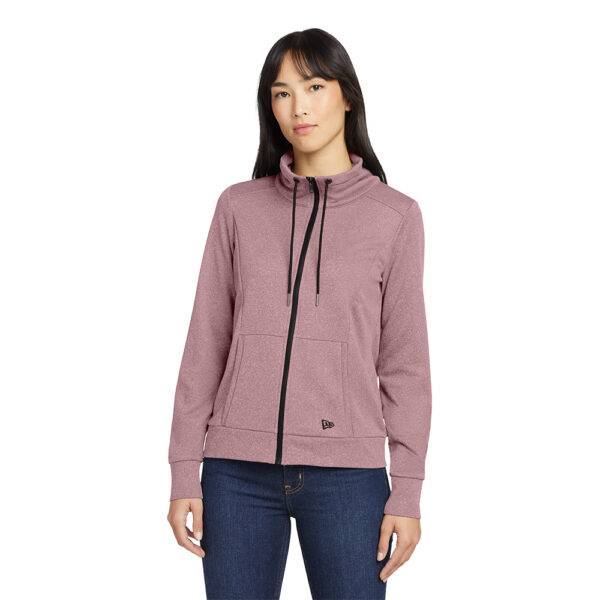 Custom Nike NKFD9890 Ladies Club Fleece Sleeve Swoosh Full-Zip Hoodie - Image 5