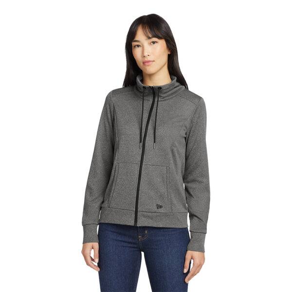 Custom Nike NKFD9890 Ladies Club Fleece Sleeve Swoosh Full-Zip Hoodie - Image 6