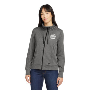 Custom New Era LNEA530 Ladies Performance Terry Full-Zip Cowl