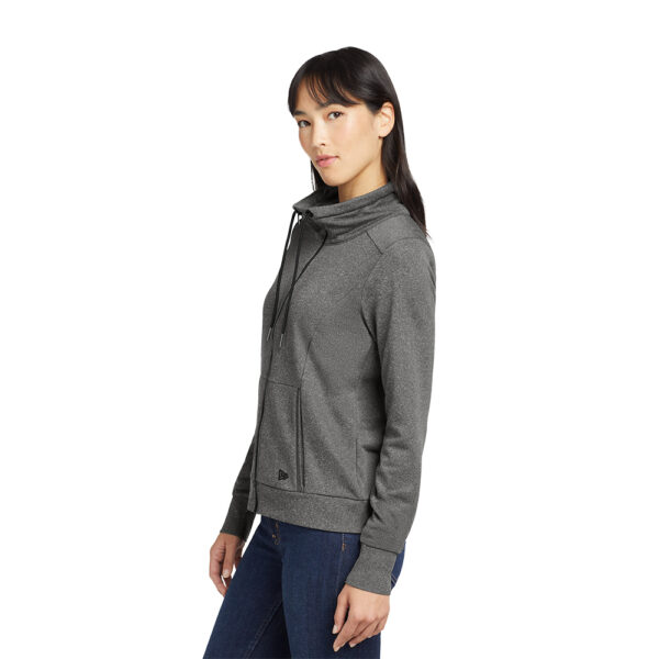 Custom New Era LNEA530 Ladies Performance Terry Full-Zip Cowl - Image 2