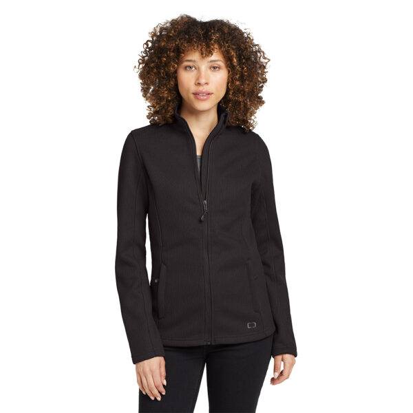Custom OGIO LOG727 Ladies Grit Fleece Jacket - Image 4