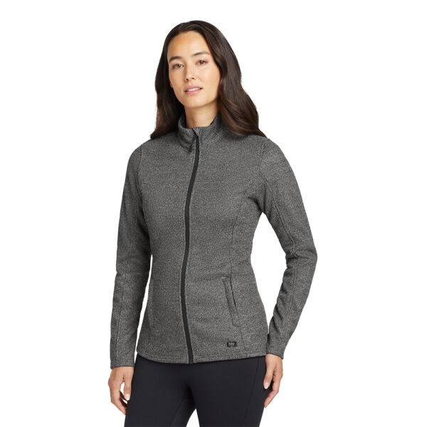 Custom OGIO LOG727 Ladies Grit Fleece Jacket - Image 5