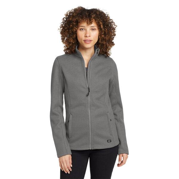Custom OGIO LOG727 Ladies Grit Fleece Jacket - Image 6
