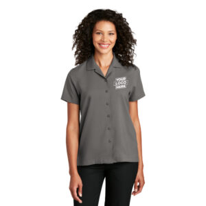 Custom Port Authority LW400 Ladies Short Sleeve Performance Staff Shirt