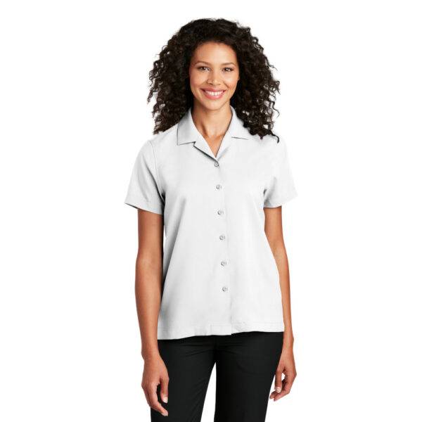 Custom Port Authority LW400 Ladies Short Sleeve Performance Staff Shirt - Image 9