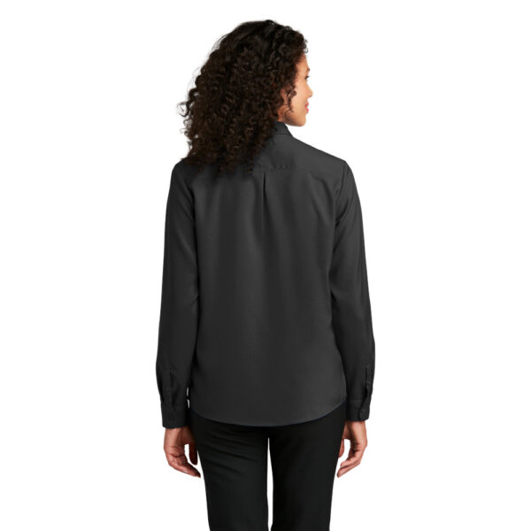 Custom Port Authority LW401 Ladies Long Sleeve Performance Staff Shirt - Image 3