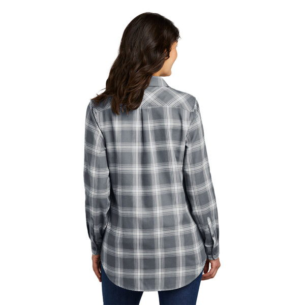 Custom Port Authority LW668 Ladies Plaid Flannel Tunic - Image 3
