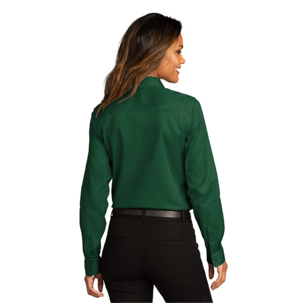Custom Port Authority LW808 Ladies Long Sleeve SuperPro React Twill Shirt - Image 3
