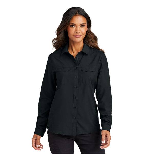 Custom Port Authority LW960 Ladies Long Sleeve UV Daybreak Shirt - Image 5