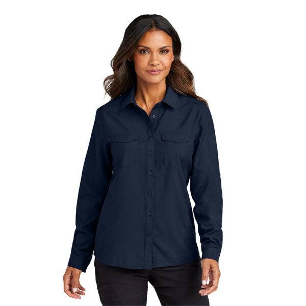 Custom Port Authority LW960 Ladies Long Sleeve UV Daybreak Shirt - Image 7