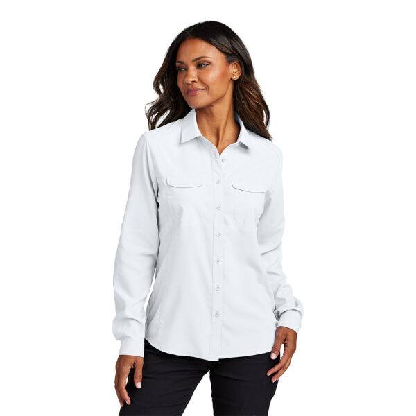 Custom Port Authority LW960 Ladies Long Sleeve UV Daybreak Shirt - Image 8