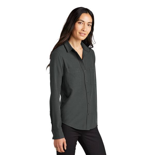 Custom MercerMettle MM2013 Women’s Stretch Crepe Long Sleeve Camp - Image 4
