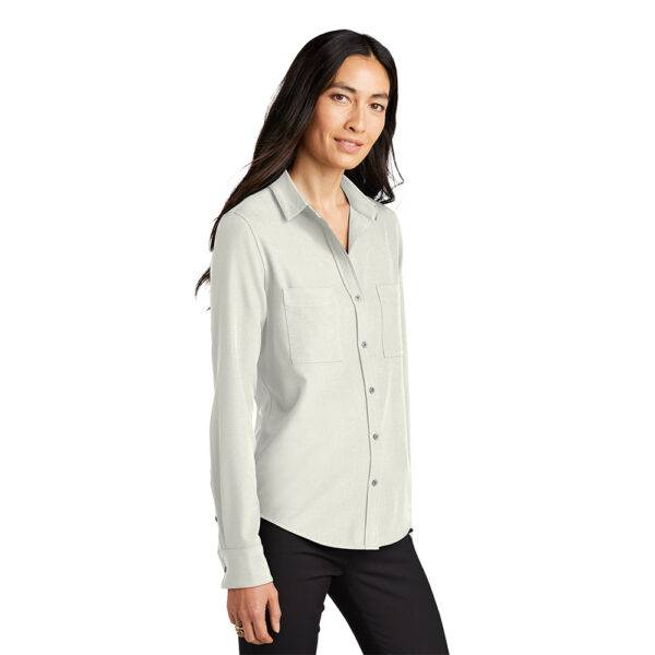 Custom MercerMettle MM2013 Women’s Stretch Crepe Long Sleeve Camp - Image 6