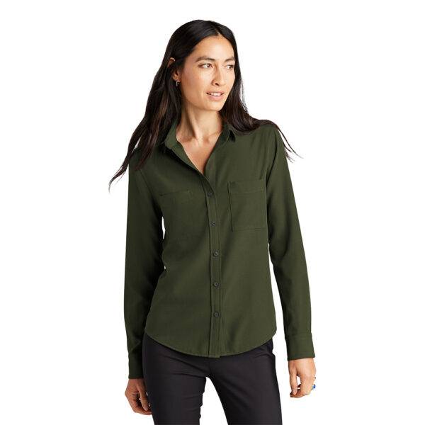 Custom MercerMettle MM2013 Women’s Stretch Crepe Long Sleeve Camp - Image 7