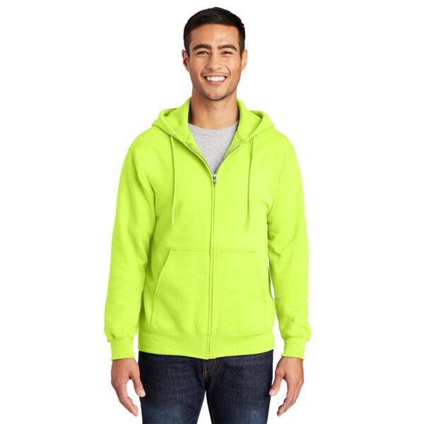 Custom Port & Company PC90ZH Essential Fleece Full-Zip Hooded Sweatshirt - Image 11