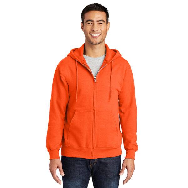 Custom Port & Company PC90ZH Essential Fleece Full-Zip Hooded Sweatshirt - Image 12