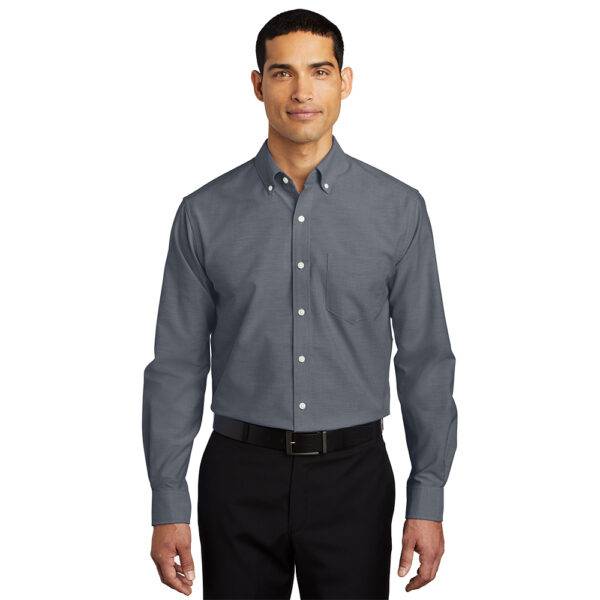 Custom Port Authority S658 SuperPro Oxford Shirt - Image 4