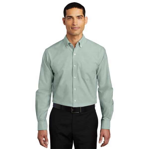 Custom Port Authority S658 SuperPro Oxford Shirt - Image 5
