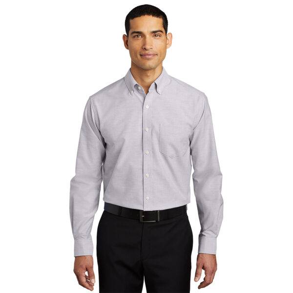 Custom Port Authority S658 SuperPro Oxford Shirt - Image 6