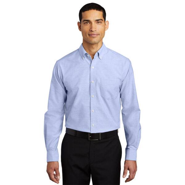 Custom Port Authority S658 SuperPro Oxford Shirt - Image 8