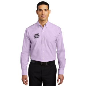 Custom Port Authority S658 SuperPro Oxford Shirt