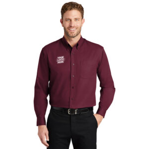 Custom CornerStone SP17 Long Sleeve SuperPro Twill Shirt