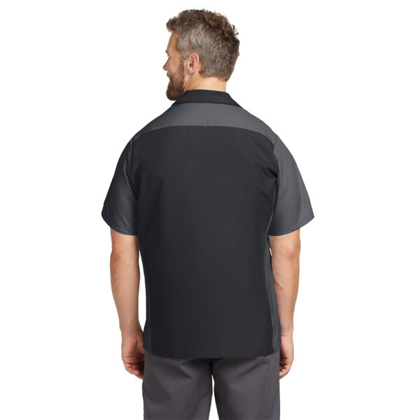 Custom Red Kap SY20 Short Sleeve Ripstop Crew Shirt - Image 3