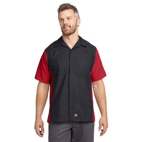 Custom Red Kap SY20 Short Sleeve Ripstop Crew Shirt - Image 5