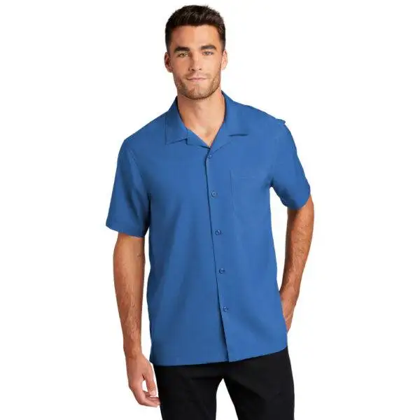 Custom Port Authority W400 Short Sleeve Performance Staff Shirt - Image 8