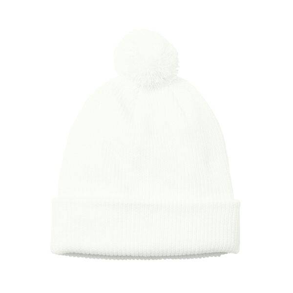 Custom Port Authority C978 Cozy Pom Beanie - Image 7