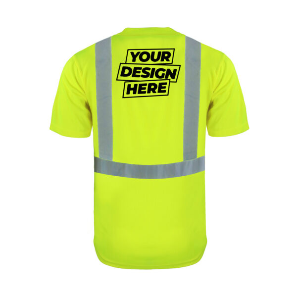 Custom Safety Brite HI VIS T-Shirt - Image 2