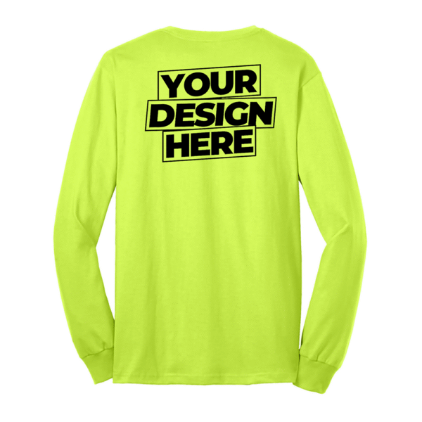 Custom Port & Company® Long Sleeve Core Blend Tee - Image 2
