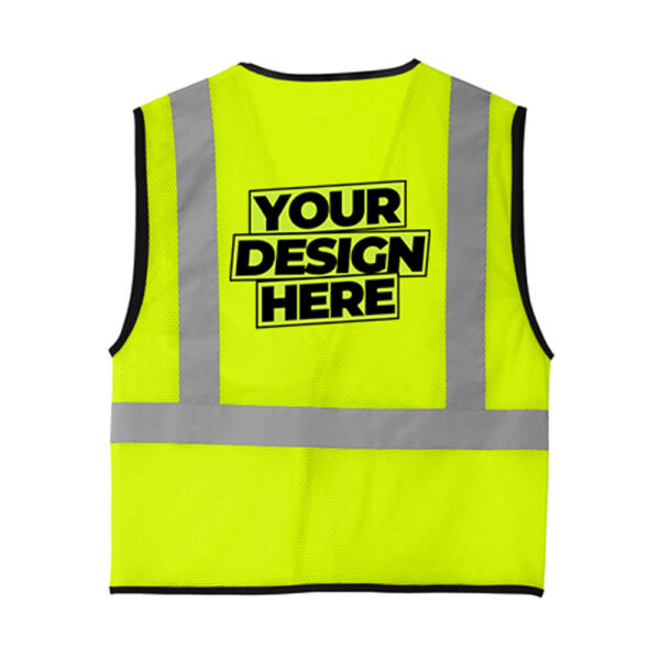 CornerStone ® ANSI 107 Class 2 Economy Mesh One-Pocket Vest - Image 2